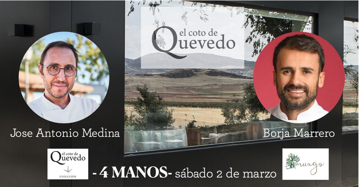 HotelQuevedo's tweet photo. Encantados de anunciar!! Cerramos temporada y para celebrarlo vamos a cocinar junto a nuestro amigo @borjamarrerogastro de @muxgorestaurant !!! Haz tus reservas !! #undiamagico #cotodequevedo #muxgorestaurant https://t.co/NhWxbu9MbM