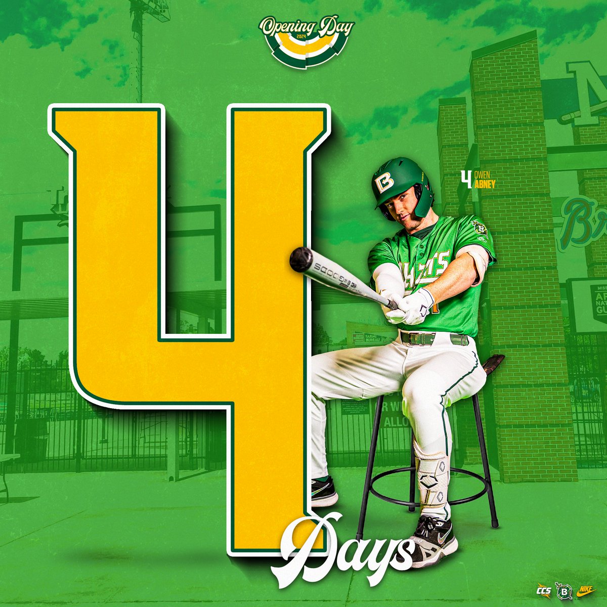 BelhavenBSB's tweet photo. 𝐑𝐞𝐚𝐝𝐲 ��� 𝐎𝐩𝐞𝐧𝐢𝐧𝐠 𝐃𝐚𝐲

Just four days left until the Blazers are back in action

#GoGreen | #d3baseball https://t.co/njJ8CubHMe