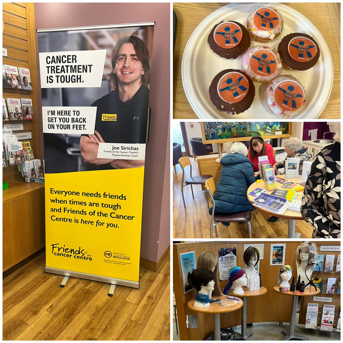 It was great to see so many join us today to mark World Cancer Day and feature some of the support services and information available to patients families and carers at the Macmillan Support and Information Centre, Belfast Trust #worldcancerday