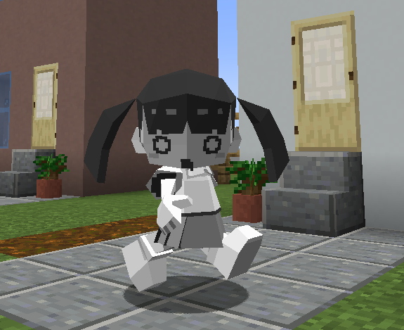 classyfren's tweet photo. and using that, now she's in minecraft!! https://t.co/YsJTQyOsXu
