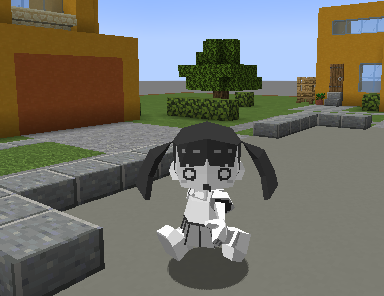 classyfren's tweet photo. and using that, now she's in minecraft!! https://t.co/YsJTQyOsXu