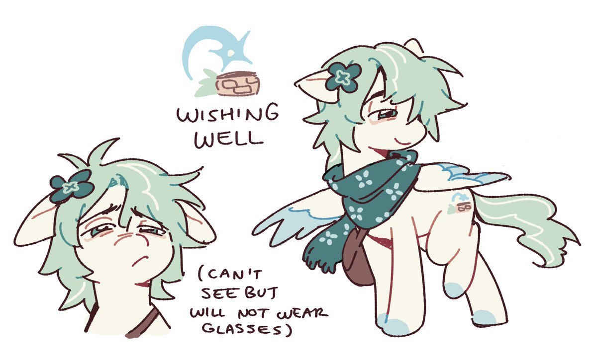 someone asked me about my ponysona on tumblr, heres my secret: ive been redesigning it every four years since i was 12. no true sona 