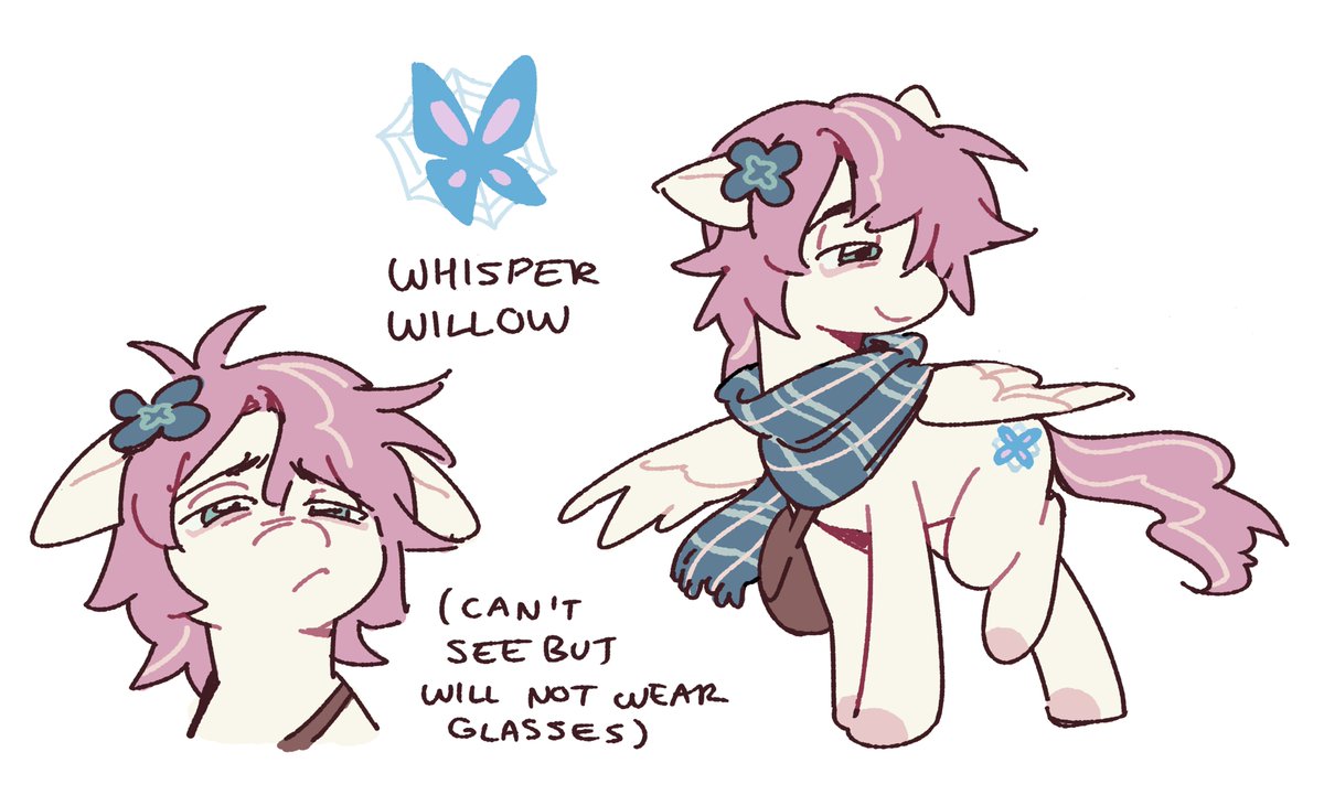 someone asked me about my ponysona on tumblr, heres my secret: ive been redesigning it every four years since i was 12. no true sona 