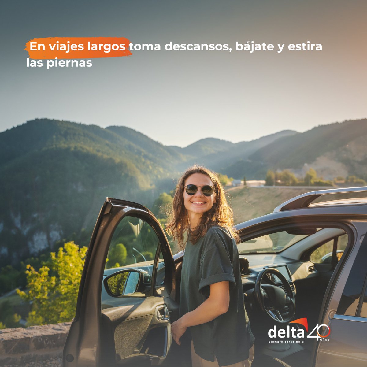 La fatiga puede afectar tu concentración, en viajes largos toma descansos cortos y aprovecha para estirarte y tomar un café ☕️ para mantenerte alerta. #ConsejoDelta #HayUnaDeltaCerca #Panama #CostaRica