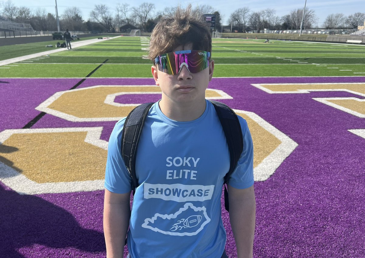 drew_toennies's tweet photo. 2025 ATH @derekwhite140 from @LC_Cougars impressed with his execution at the @SOKYElite Winter Showcase ❄️

@PrepRedzone @PrepRedzoneKY @LippertScouting @MaximilianKard1 @NWahlScouting @FantNacarius https://t.co/LsgLewbqQO