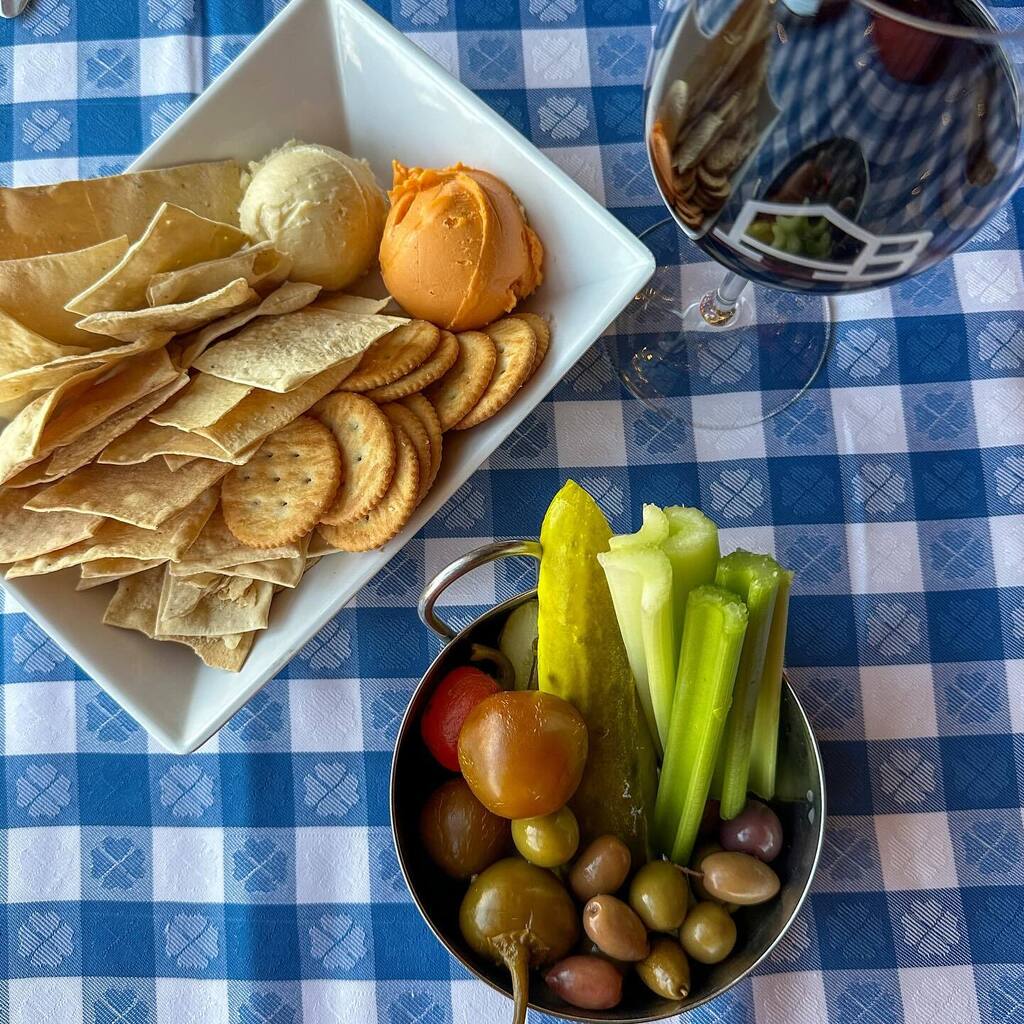 Double tap if you’ve ever filled up on the relish tray and cheese & crackers our team delivers to the table upon your arrival for dinner! instagr.am/p/C2-uOUjPart/