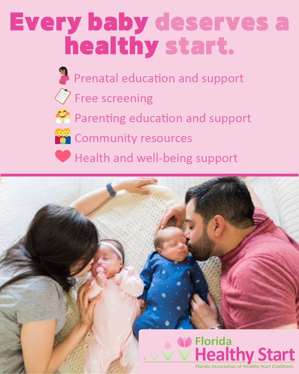Contact your local Coalition to learn more about how #FloridaHealthyStart can support you and your family.
healthystartflorida.com/about-us/coali…
#FloridaFamilies #pregnancy #parenting #fatherhood #infantcare #PrenatalCare #childbirth