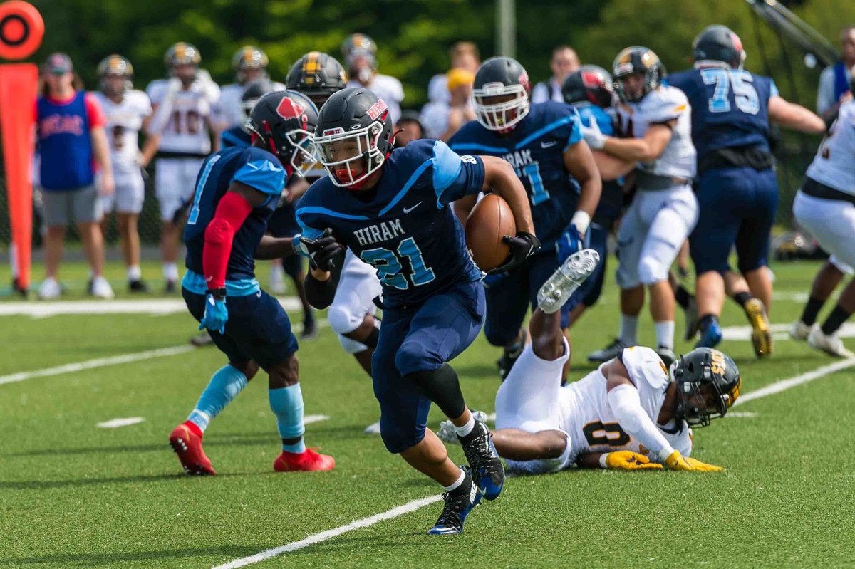 kavarious23's tweet photo. Blessed to receive an offer from @Hiram_Football thanks to @Coach_Mro @Coach_Corder @coachmws . #opportunity https://t.co/tIuTmFHW2P