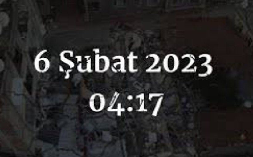 Unutmadık, unutmayacağız… #6Şubat2023