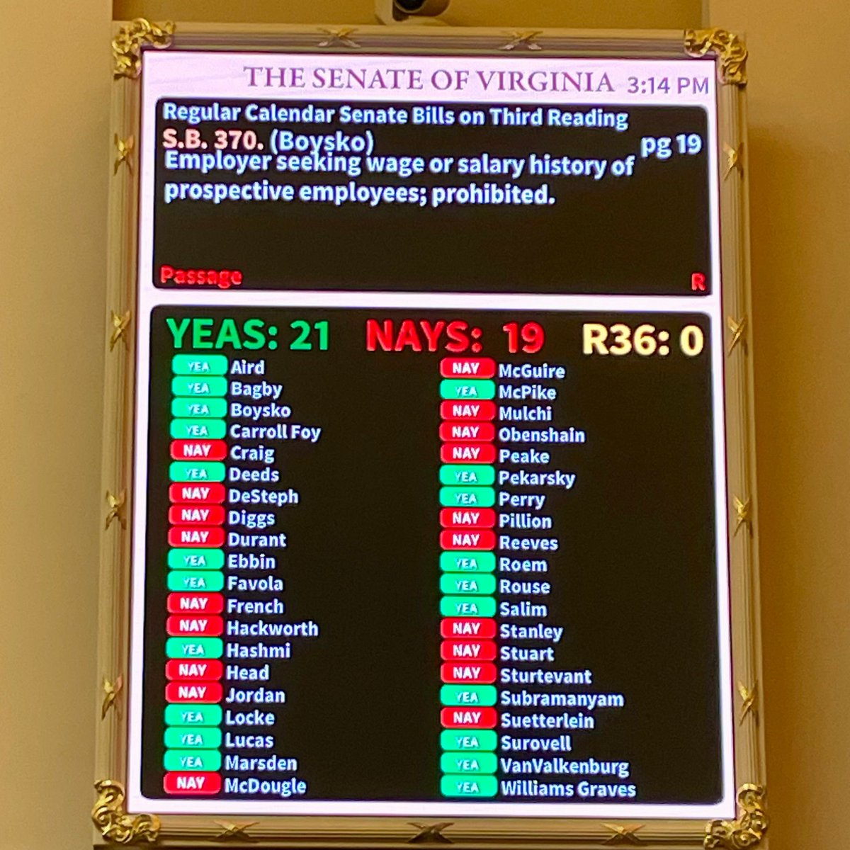 JenniferBoysko's tweet image. My #EqualPay legislation has successfully passed the #VirginiaSenate! I've worked on this crucial issue since 2017 &amp;amp; I'm grateful to witness it moving closer to becoming law in the Commonwealth.Thanks to my colleagues in @vasenatedems for their unwavering support of #EqualPay