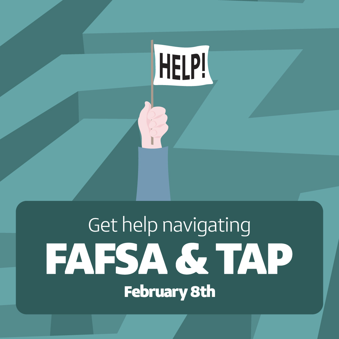NYSStudentAid's tweet image. Navigating the FAFSA and TAP application process can feel like a maze. With the significant changes to FAFSA this year, you may be stuck on a specific section or unsure what to provide. Join us as we provide one on one help. To register, visit: bit.ly/3w9owaw.