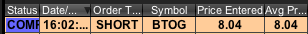 joinconsistent's tweet photo. $BTOG thanks for playing short $8.04 in a/h after unhalt , looking for fade back under $6 https://t.co/wktgY95dxJ
