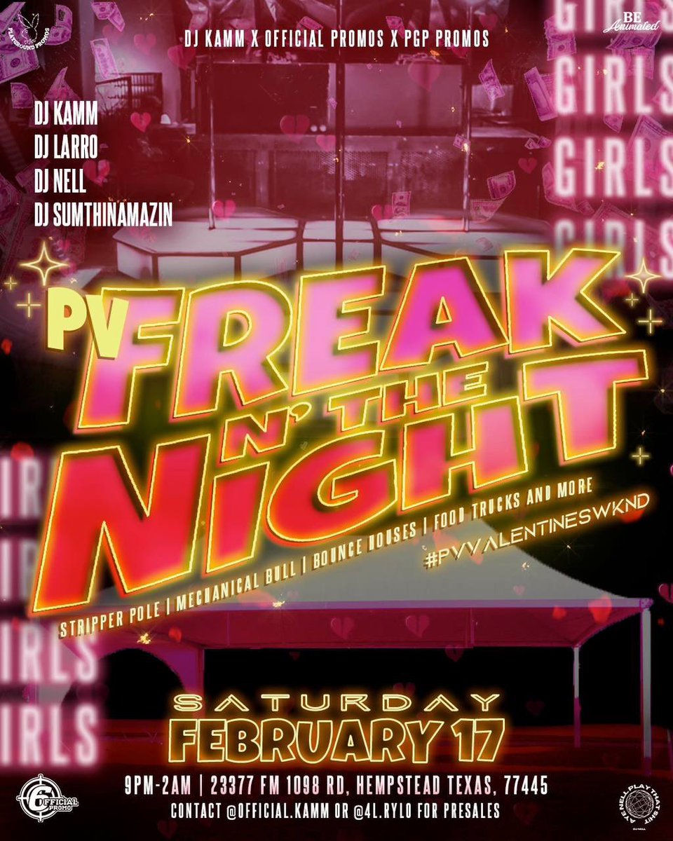 ByrdBlowStacks's tweet photo. #officalpromos ITS ALMOST TIME TO CATCH SOME A** 🤣 CATCH DA 2/15 DEAL WHILE ITS HOT 🫵🏽 DONT WAIT LAST MINUTE 😳 #PvValentinesWknd 💕
#PvPinkFriday 💕 #PvFreakNTheNight 💕
@iiamdjnell @DjofficialKamm https://t.co/JlLo0gfcas