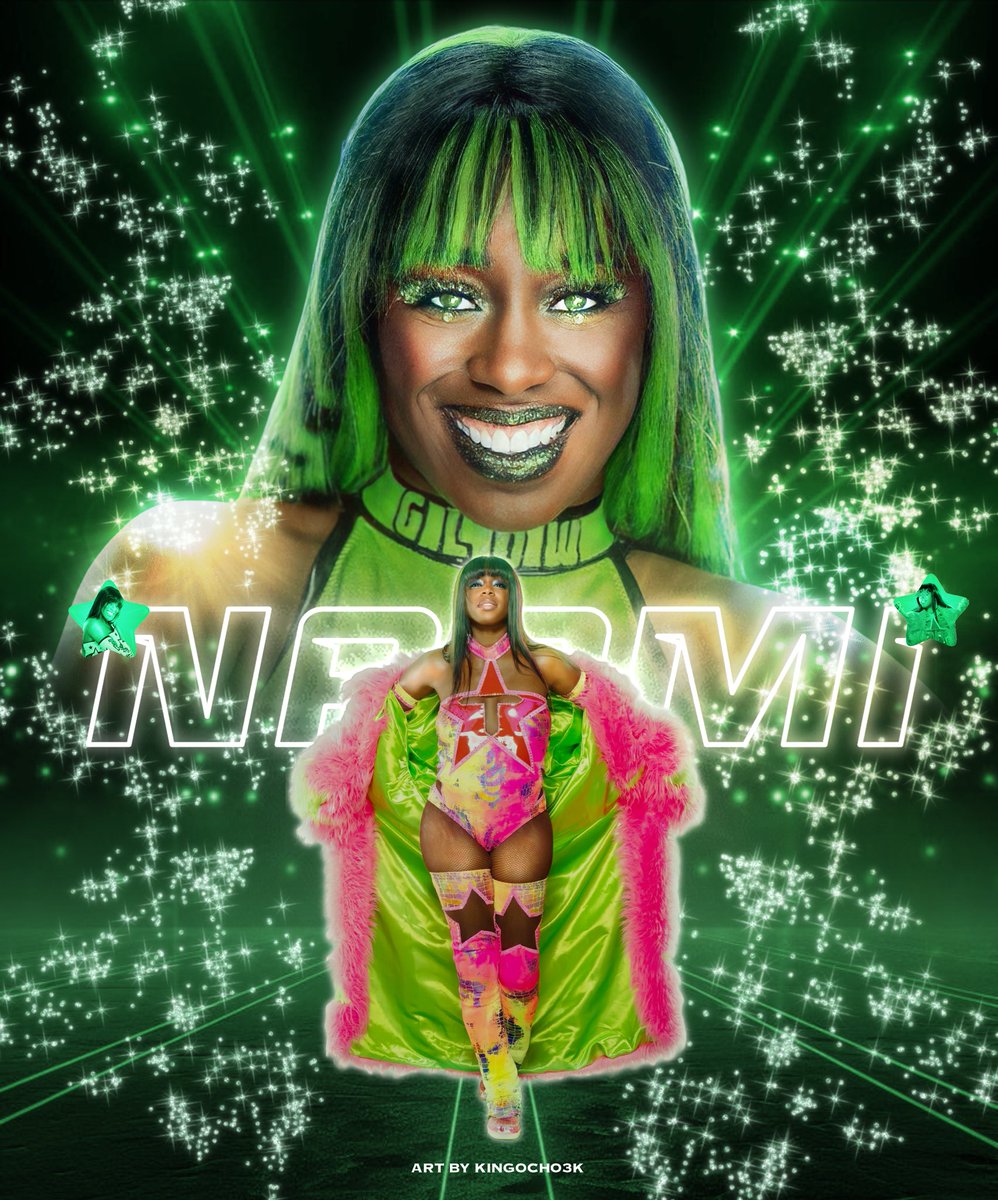 It’s so amazing to have @TheTrinity_Fatu back in the WWE and we definitely missed her glow. #WWE #fanart