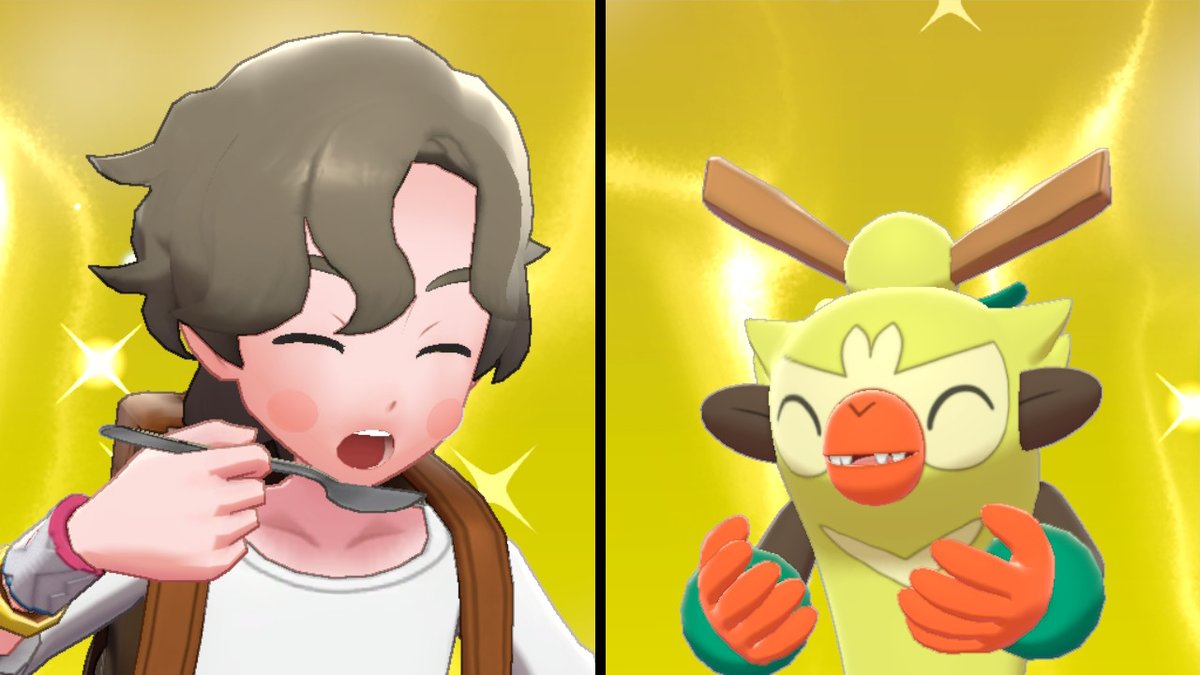 #포켓몬스터실드　#포켓몬 #NintendoSwitch
오랜만에 포켓몬 켯는데 캐릭터 추구미가 여전해서 웃음만 나옴