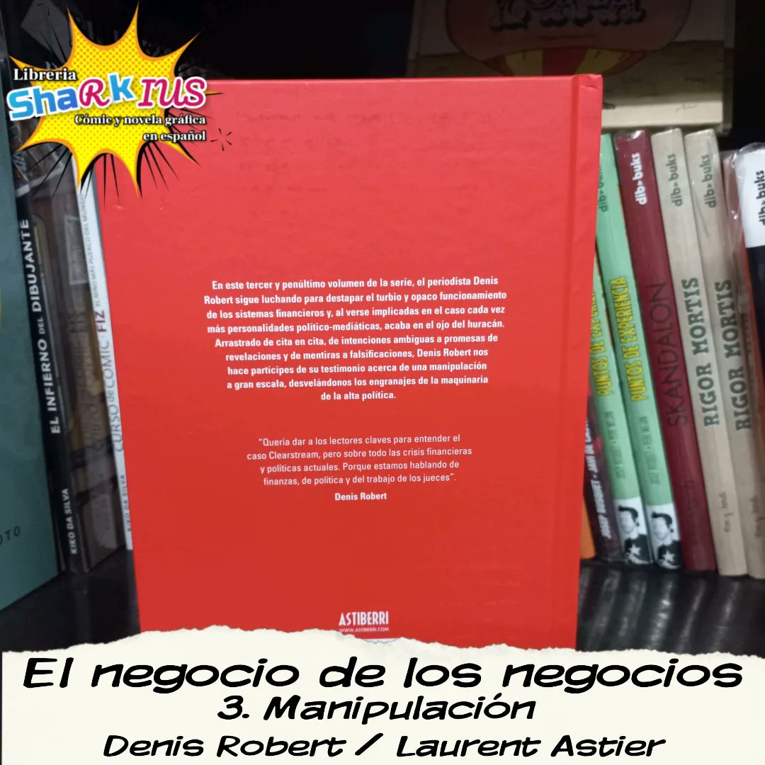 sharkomics's tweet photo. El negocio de los negocio. 3 Manipulación
Por #DenisRobert y @laurentastier
Editorial @Astiberri
La lucha de Denis Robert para destapar el turbio funcionamiento de las finanzas internacionales continúa, y se ve implicado un número mayor de personalidades mediáticas y políticas https://t.co/kbqiwg6kw8