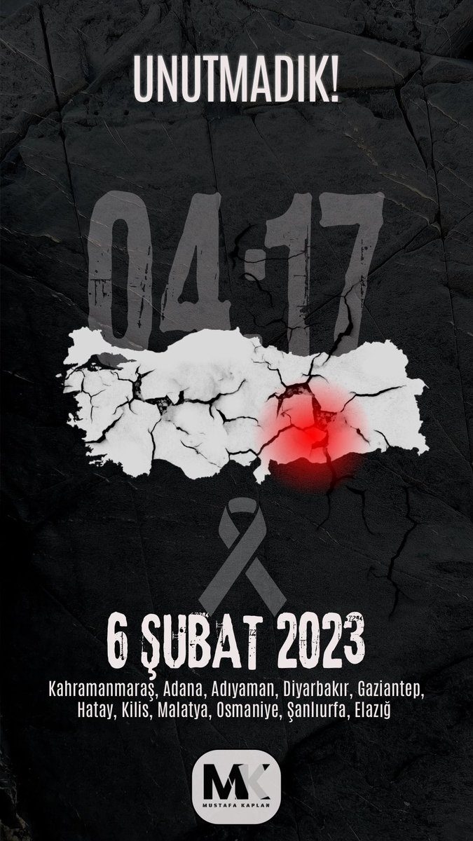 Unutmadık, Unutturmayacağız. 🙏🏼 #6Şubat2023