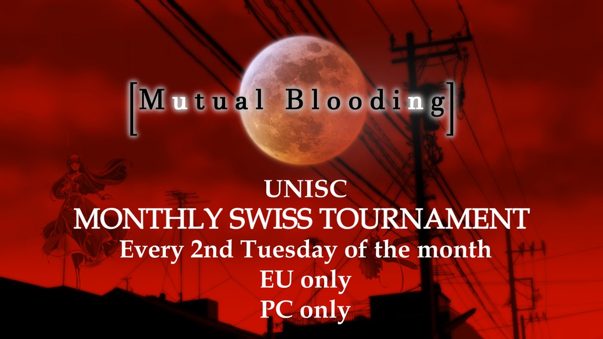 GeostarGeo's tweet photo. A NEW SACRIFICE COMES TO EU!
The first #mutualblooding tournament, EU's #UNI2 monthly swiss tournament, shall be held on Tuesday 13th February on the #EUNI discord.
Start time is 18:30 GMT//19:30 CET
Please check here for more details https://t.co/dlzQNjGoEl https://t.co/W4s5njt5Vc