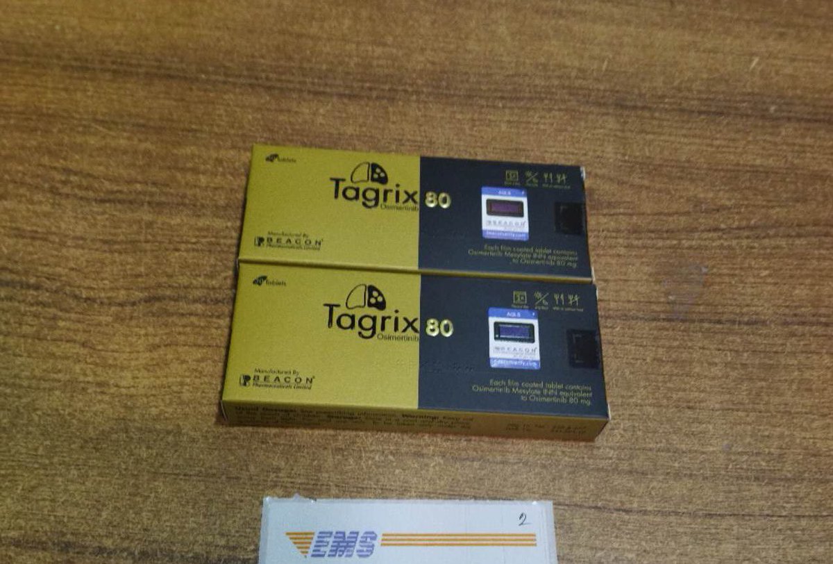 Treatments for #lungcancer, such as #Tagrix 80 mg, are extremely difficult to locate in local pharmacies. We are pleased to make the #Osimertinib 80mg medication available to you. 
#tagrisso #osimert #osicent #CancerResearch
WhatsApp:+8801705039446