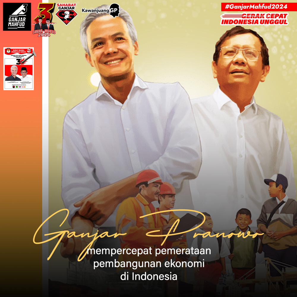 KalselForGanjar's tweet photo. Percepat pemerataan pembangunan ekonomi di Indonesia

#YakinPilihGanjar King Charles It is DEAD Tasya Farasya Konami William Congratulations Taehyung Merangkul Sushi Tei Ketua KPU DKPP Selen Ketua MK Jepang Tidur Giselle Fedi Nuril https://t.co/e0xX9X7efG