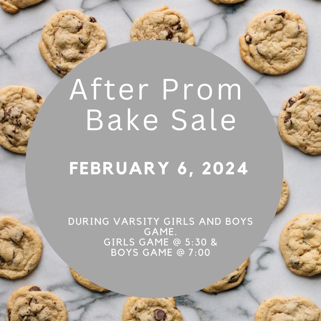 Cookie sale during games tomorrow! Come support us and after prom!!