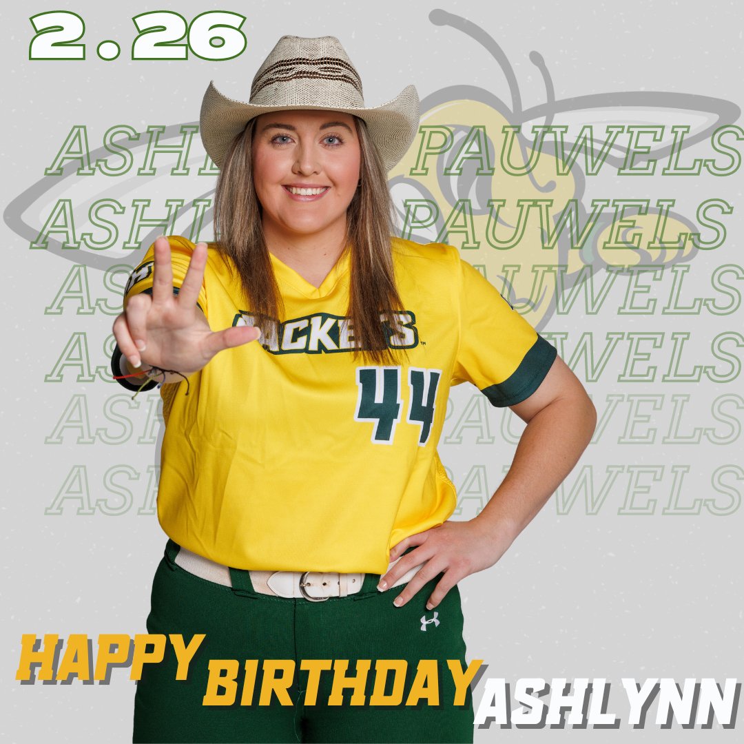 Happy Birthday to our 1st Baseman, Ashlynn Pauwels! 🤩