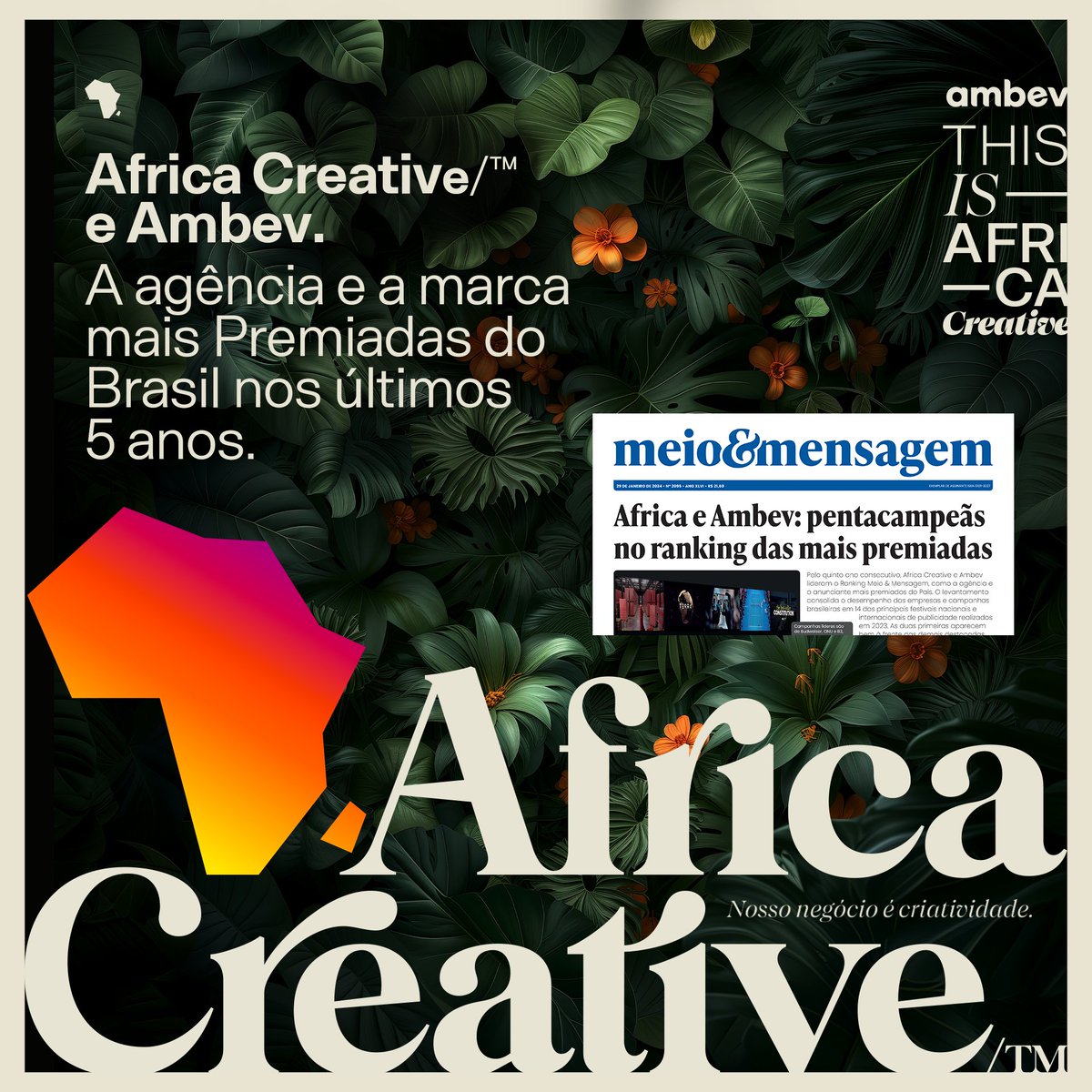 Parceria que nos enche de orgulho. Que venha mais 5 anos @brahmacerveja @ambev!