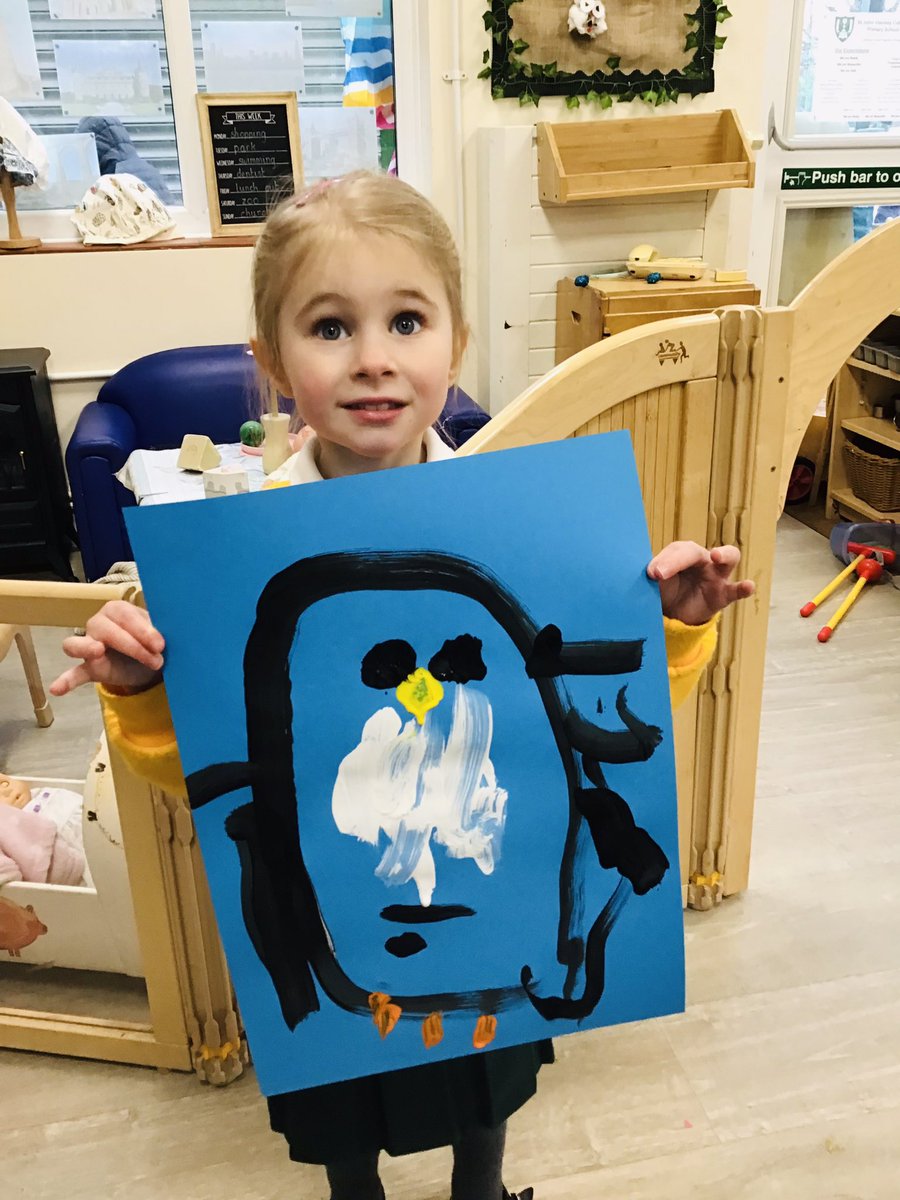 EYFSSJV's tweet photo. We read a lovely story called ‘Lost and Found’ today about a Penguin who was lost and lonely, until he found a friend! We then had a go at painting our own Penguins 🐧 🎨 #SJVArt https://t.co/nfAt5jaUqY