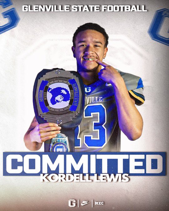 After a long conversation with my family I am proud to announce that I’m 1000% committed to Glenville State University 💙💙 #AGTG✝️ @polk_way @DylanOliver23 @H2_Recruiting @cyronnn___ @Coach_Mayer @oneway7on7 @CoachRPringle