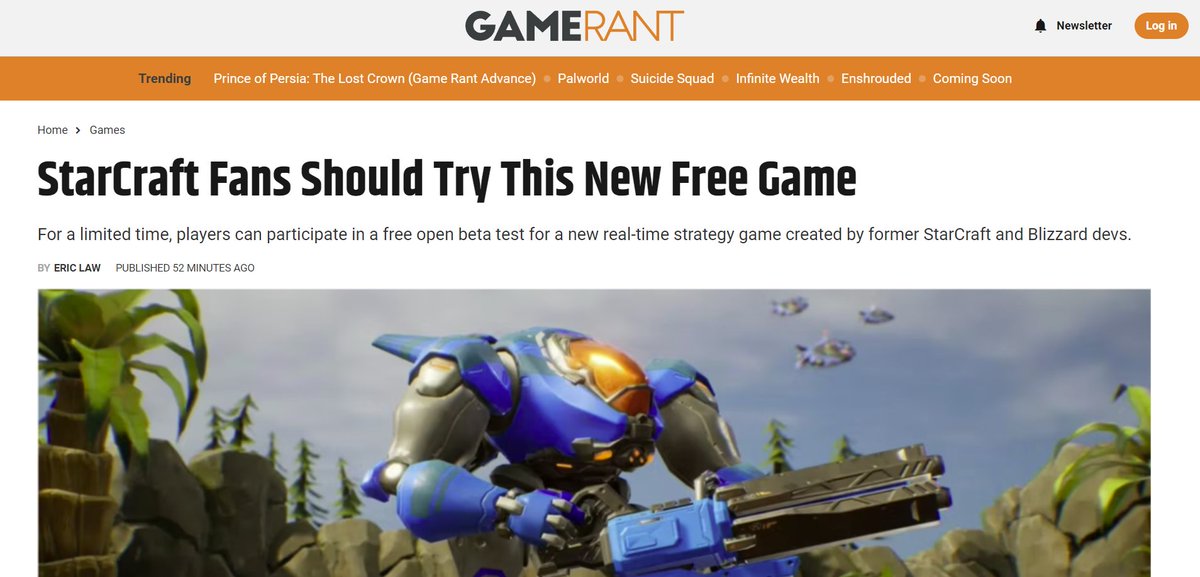 Thanks for the shout-out @GameRant! gamerant.com/stormgate-rts-…