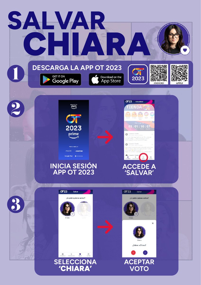 NO PARÉIS CON EL VOTO EXTRA HASTA EL FINAL #OTGala10 #SalvarChiara