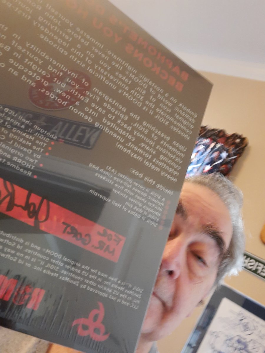 garyalanhenson's tweet photo. Guess who got their copy of Sigil 2???
Yep!
Signed by the Master of the Macabre himself, @romero !!
Time to turn up the volume and ROCK OUT!!
#Doom #Sigil2 #BestGameEver #pcgamer https://t.co/SUfjTf4UCK