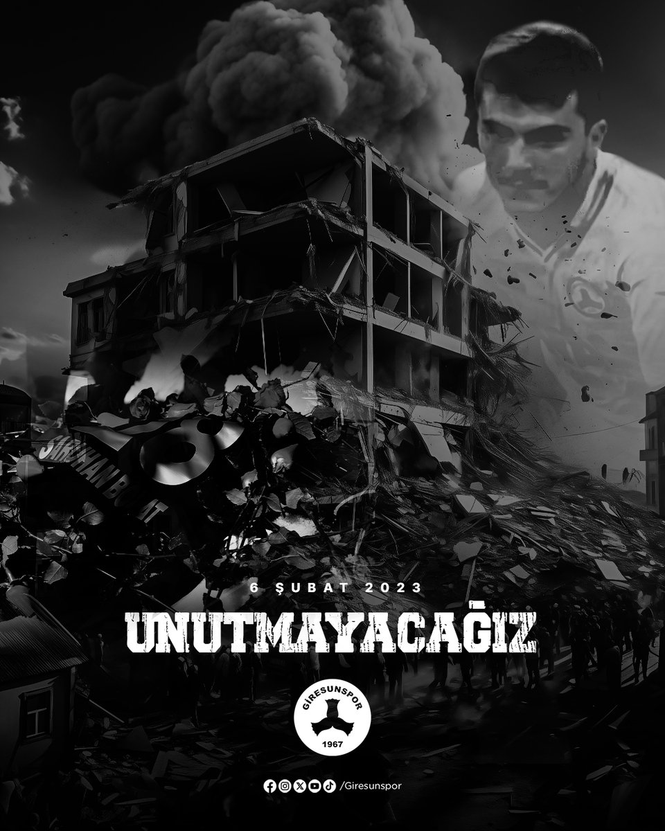 Unutmayacağız

Bugün, yüreklerimizi sarsan ve 11 ilimizi etkileyen acı depremin üzerinden tam bir yıl geçti.

Bu yolda yitirdiğimiz, depremde hayatını kaybeden altyapımızdan yetişmiş eski genç futbolcumuz, Giresunlu Saruhan Bolat'ın anısını yüreğimizde taşıyoruz.

Aramızdan