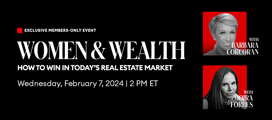 Join us Wed Feb 7th at 2:00 pm ET for an exclusive virtual conversation between @moiraforbes and Shark Tank titan @BarbaraCorcoran, who will share her winning strategies for navigating the current market.  Register here: on.forbes.com/6006V6SjM