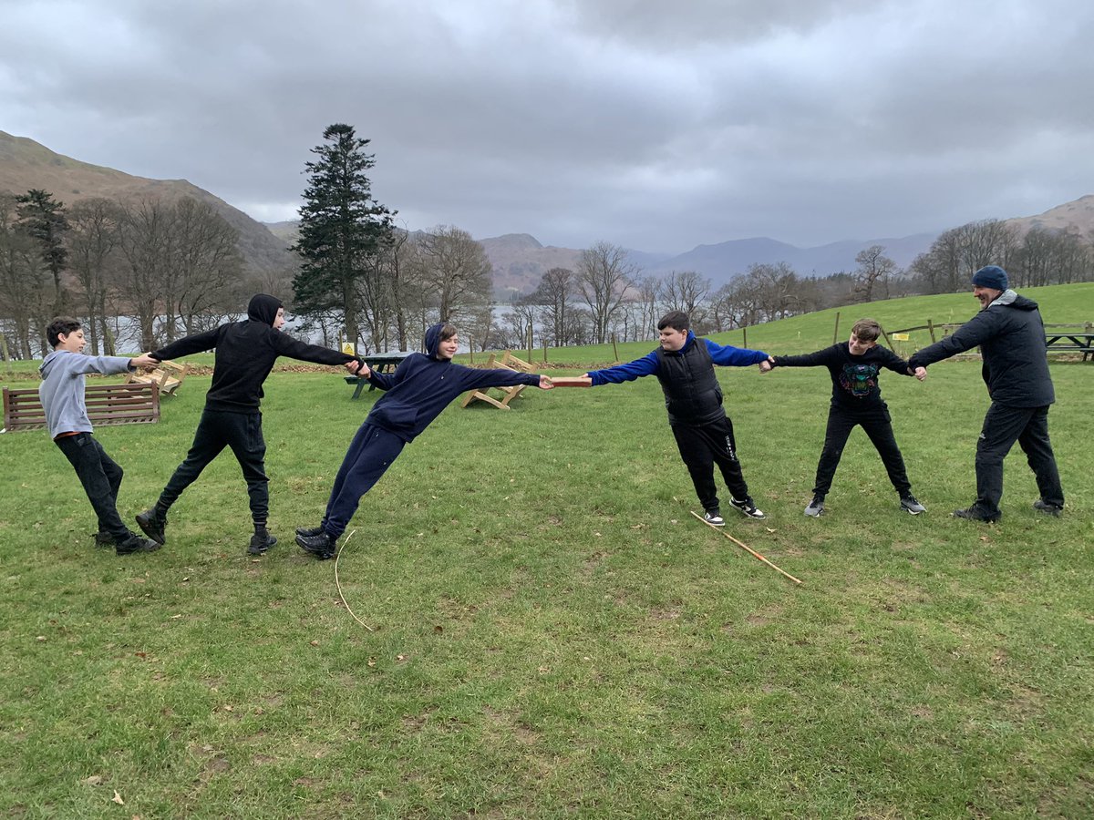 BoundMGS's tweet photo. Outward Bound Day 1 - Team build activities!  @mgsonline @MGS_SfL https://t.co/2RGjQkhuus