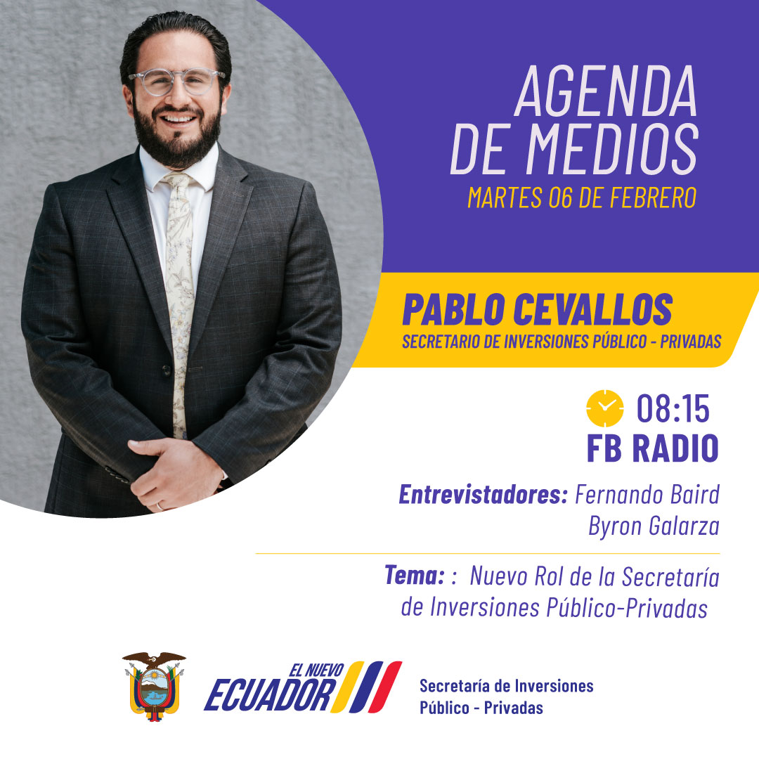 Secretaría de Inversiones Público - Privadas 🇪🇨 tweet media
