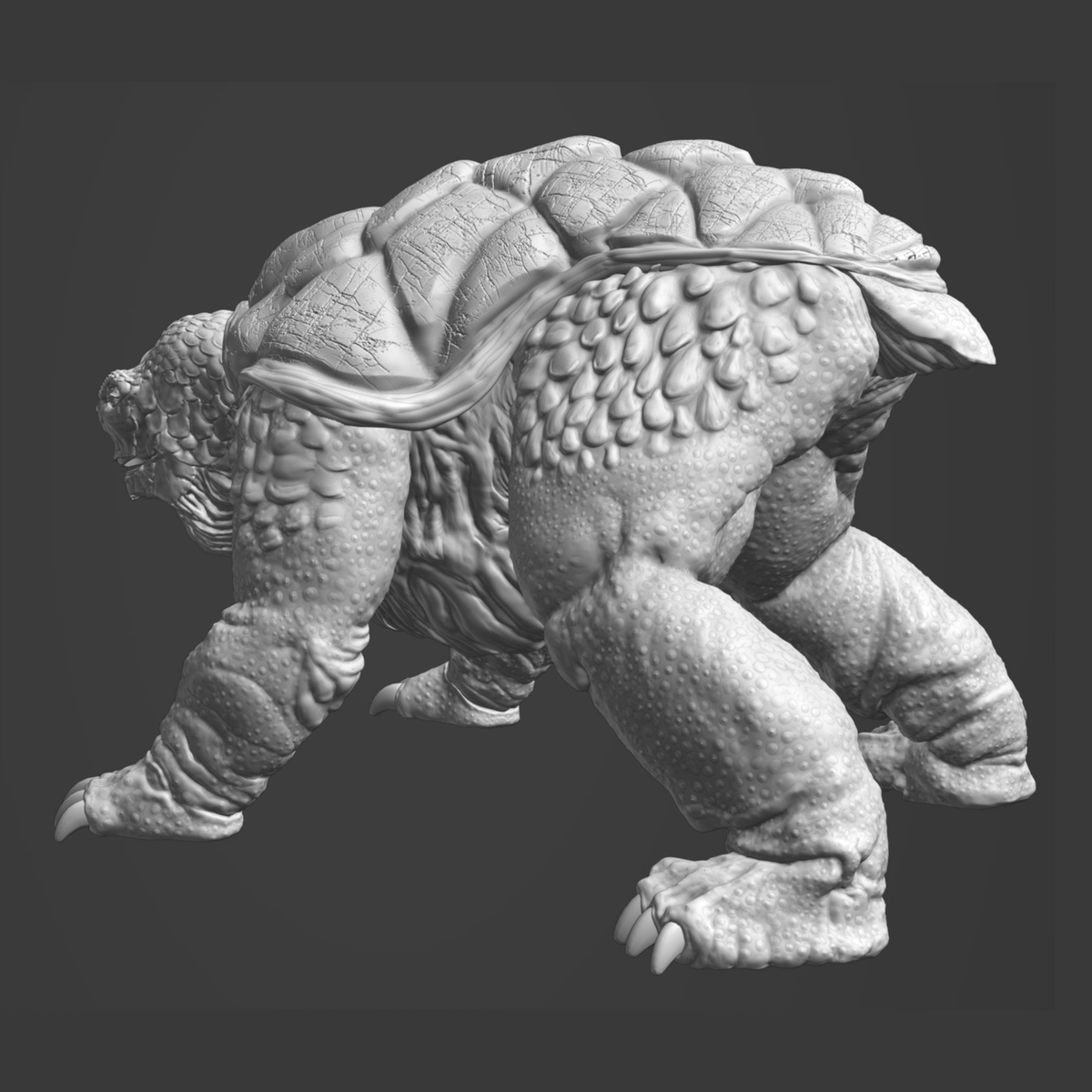 Finished my 3D Sculpt of a Turtle Dog. Sculpted in Blender 4.0. Dan3DArtist.com #freelance #freelanceartist #3dartist #3dgraphics #digitaljobs #gamedevjobs #3d #3dmodeling #3dart #cgi #3dgraphics #gameart #art