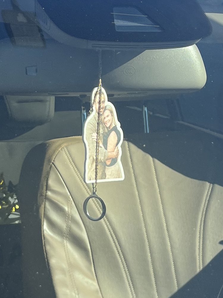 cheapieja's tweet photo. Putting you and your significant other on a freshener is crazy https://t.co/8aWiPwOJOU