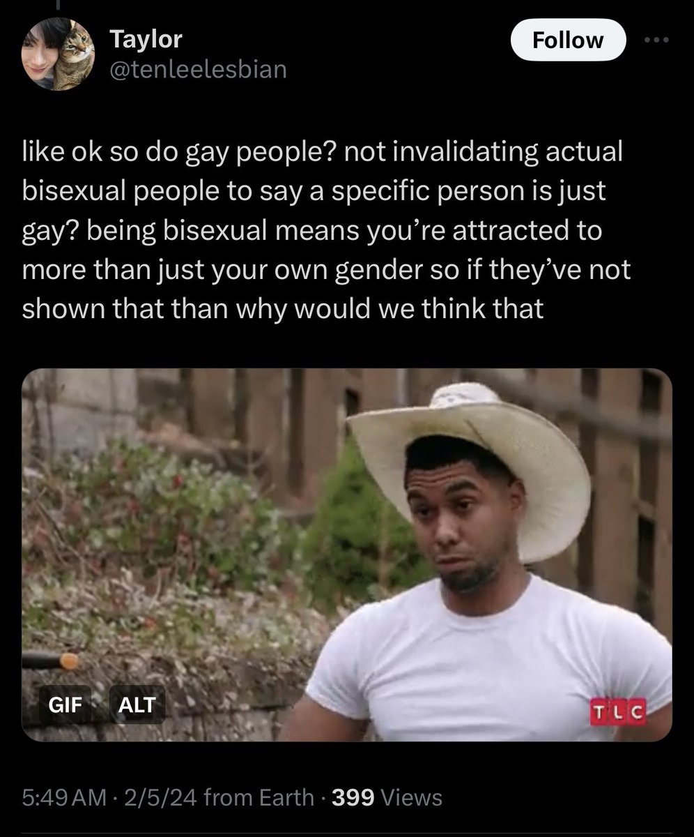 DoieInjunnie's tweet photo. Is this not biphobic or am I tripping? Like yall really holding this shit in tight. Grow tf up. https://t.co/kqzizHRtur