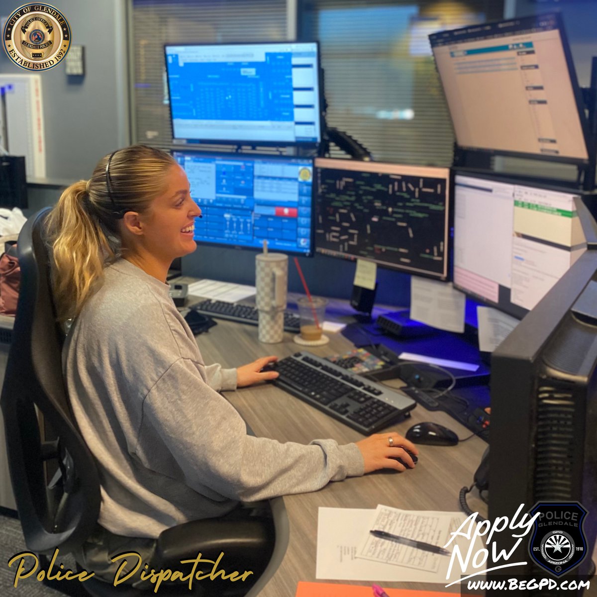GPDRecruitment's tweet photo. 💵 HIRING BONUS 💵
NOW HIRING: LATERAL POLICE DISPATCHER
SALARY: $49,446 - $74,169 ANNUALLY
APPLICATIONS ACCEPTED UNTIL: 2/25/2024
Let's do this! 💪
👉 https://t.co/IiYtfgOI7m
#BeGPD #Police #Dispatcher #Dispatch #iam911 #policedispatcher #PoliceJobs #lawenforcementjobs https://t.co/kdjUkaEewI