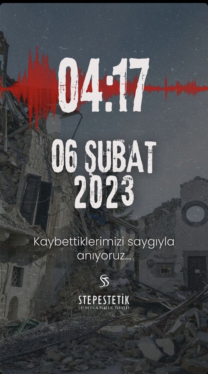Günlerden 6 Şubat...Büyük yıkımın 1. yılı; Unutulmaz acı 

#DepremiUnutma #6subat2023 #6Subattakaldık #6subatdepreminiunutmayacağız