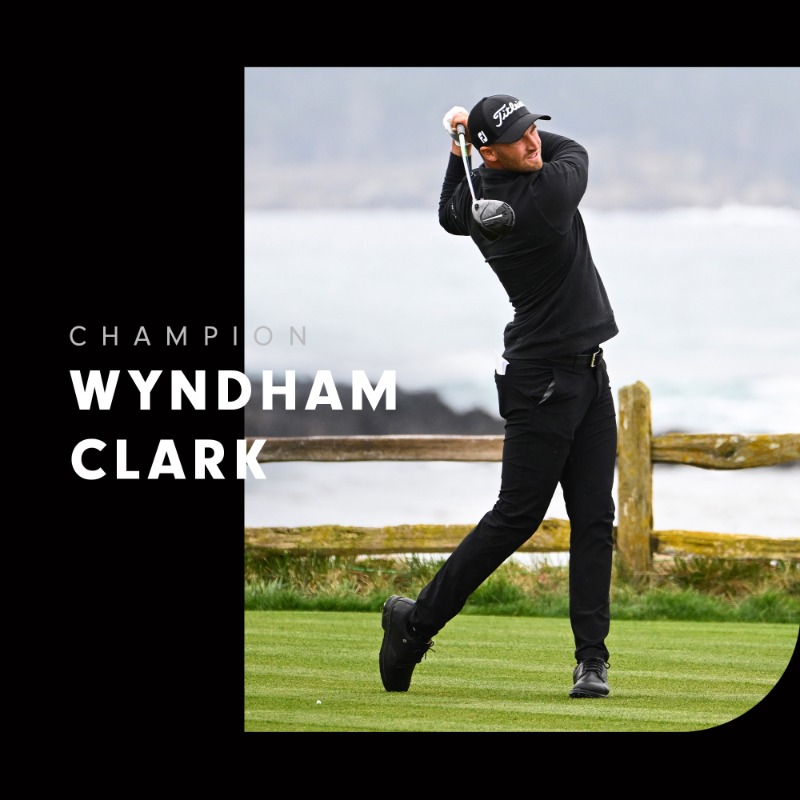 FootJoy's tweet photo. 🏆 When FootJoy wins, you win! 🏆

@Wyndham_Clark trusted his #FJPremiereSeries shoes and #PureTouch glove to stay grounded and in control en route to his historic victory at Pebble Beach.

Visit the link below for your chance to win!