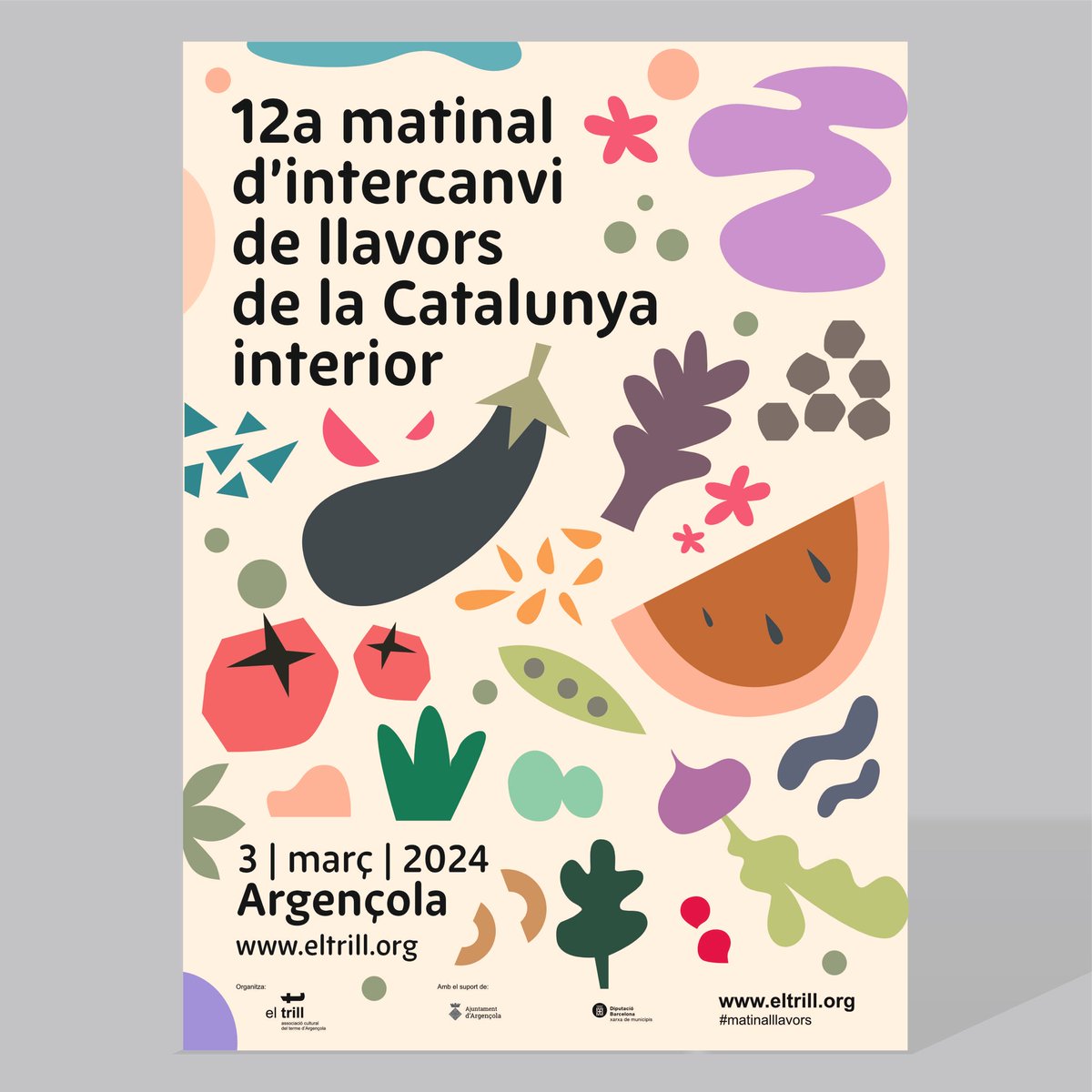 eltrillargen's tweet photo. 12a matinal d’intercanvi de llavors de la caralunya interior 2024 
Argençola
#matinalllavors
https://t.co/tXsFYYt6Wo
@ajuntamentargl https://t.co/FIGajX6RDs