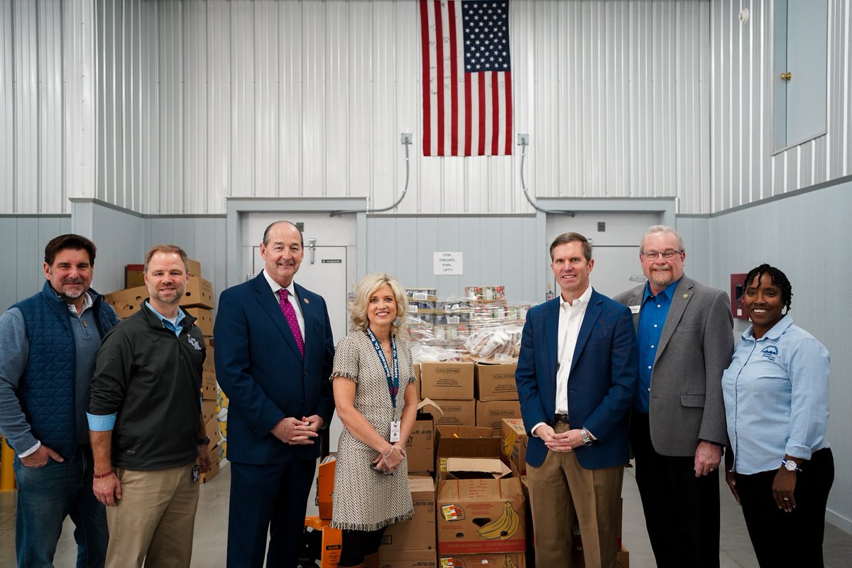 ChrisAppProj's tweet photo. Today was a special day for CAP. We cut the ribbon on our new pantry facility at Grateful Bread in Rockcastle County. Thank you to @andybeshearky for coming to our pantry opening and spotlighting hunger in Kentucky. #TeamKentucky #impact #WeAreCAP #FightHungerFeedHope https://t.co/PecLLaIXyz