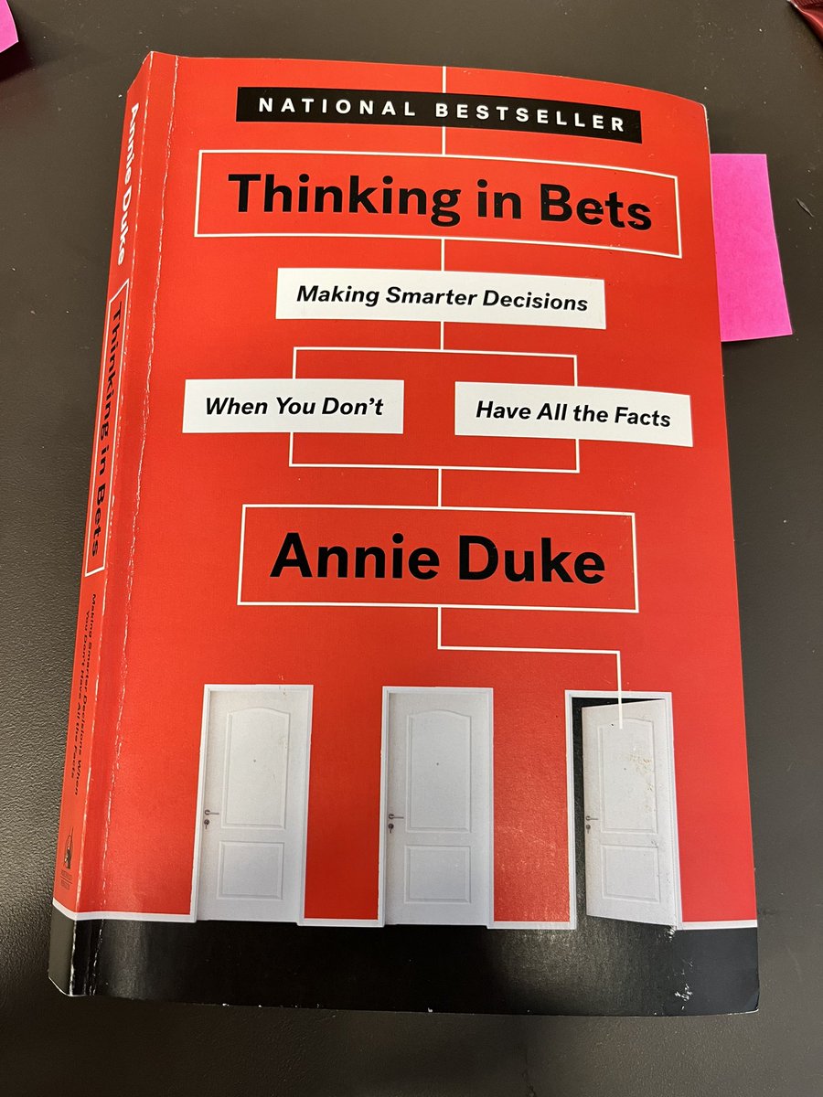 Our book club is back with a new book! Do you think research is more like chess ♟️ or pocker ♠️? We’d love to hear your opinion!