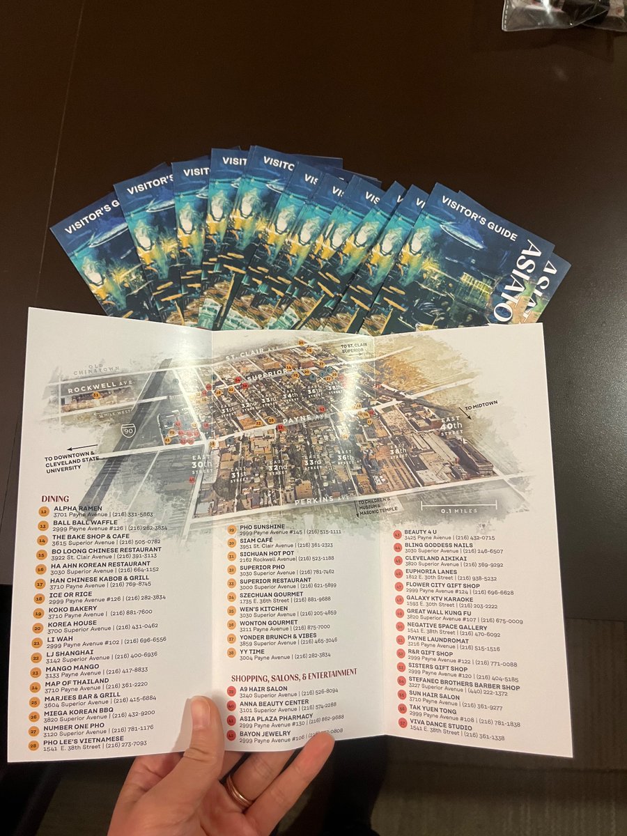 ✨🥰 new neighborhood visitor guides for AsiaTown just arrived! Lots of adds and changes in this new edition - stop by our table at Lunar New Year this weekend to get your own!