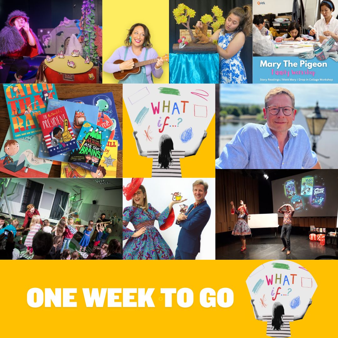 The main week of our 'What If...?' Festival starts NEXT MONDAY! We cant WAIT. On each day of half term there are varied creative activities to enjoy, right here in St Thomas! Find out what you can book, here: buff.ly/3OywY9U