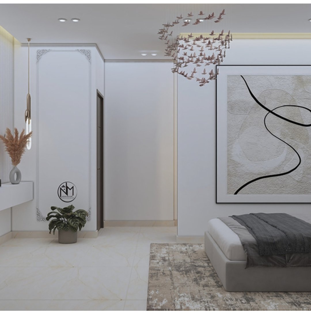 من أعمالي السابقة في تصميم غرفه نوم ❤😍
تصميم غرفه نوم مع غرفه ملابس خاصه بها 💙💙