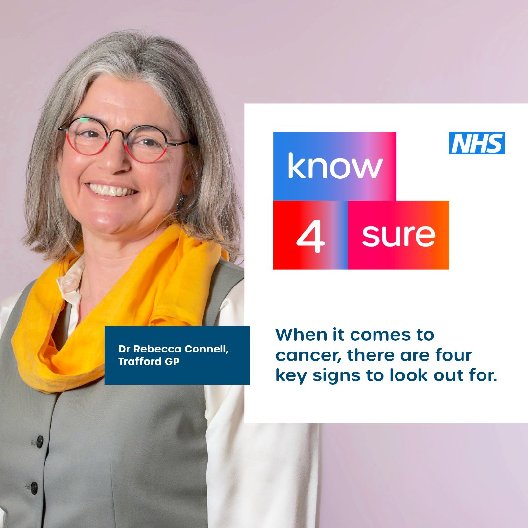 TraffordLCO's tweet photo. Time is Precious: Know 4 Sure!
Don't let fear hold you back. If you're 50+ in #Trafford and notice unusual symptoms, act now! Contact your GP - it could be nothing, but #earlydetection saves lives.
Find out more👉 https://t.co/mdBa40A9wd
#Know4Sure https://t.co/dHz8qgm7FX
