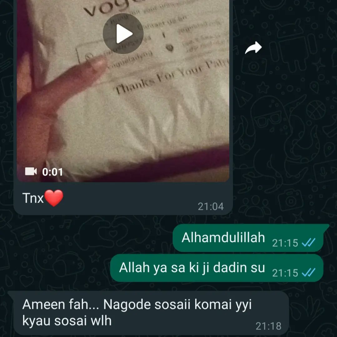 Voguelady_'s tweet photo. Feedback for our satisfied customers 🥰 https://t.co/re72xeFZJF